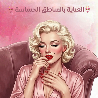 العناية بالمناطق الحساسة