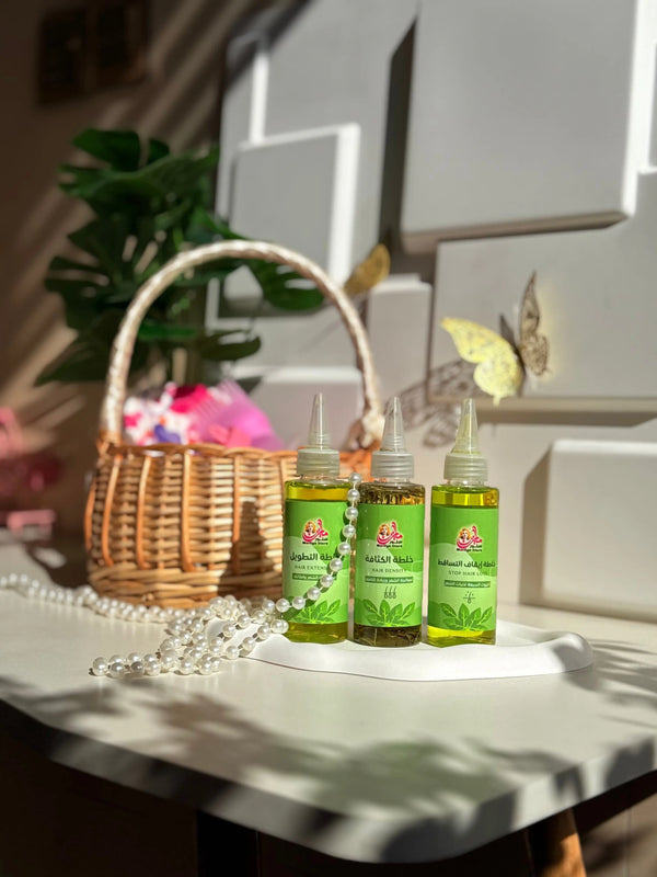 مكس الزيوت الثلاثي – بكج العناية الأسبوعي بالشعر